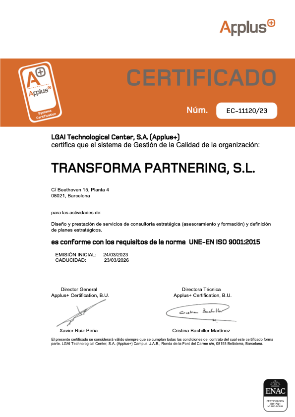 9001 CAST - TRANSFORMA PARTNERING_signed